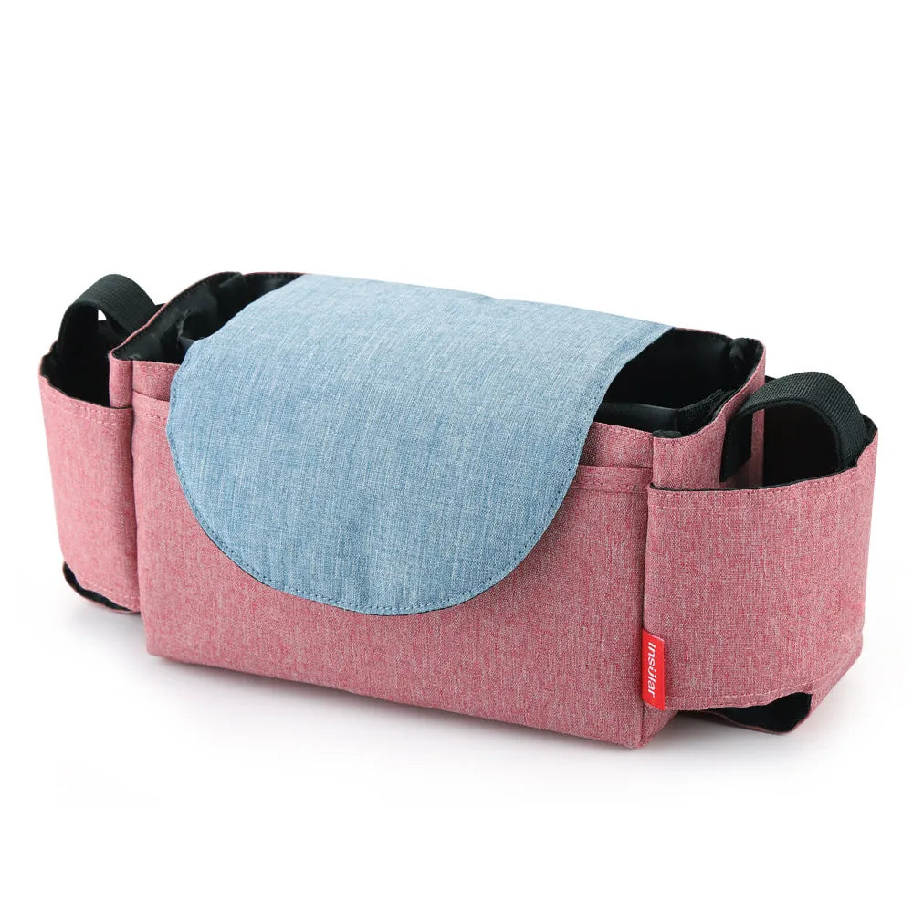 Stroller Organizer Bag – Stylish and Practical Storage for Bottles, Diapers & Mom Essentials
