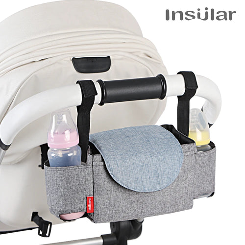 Stroller Organizer Bag – Stylish and Practical Storage for Bottles, Diapers & Mom Essentials