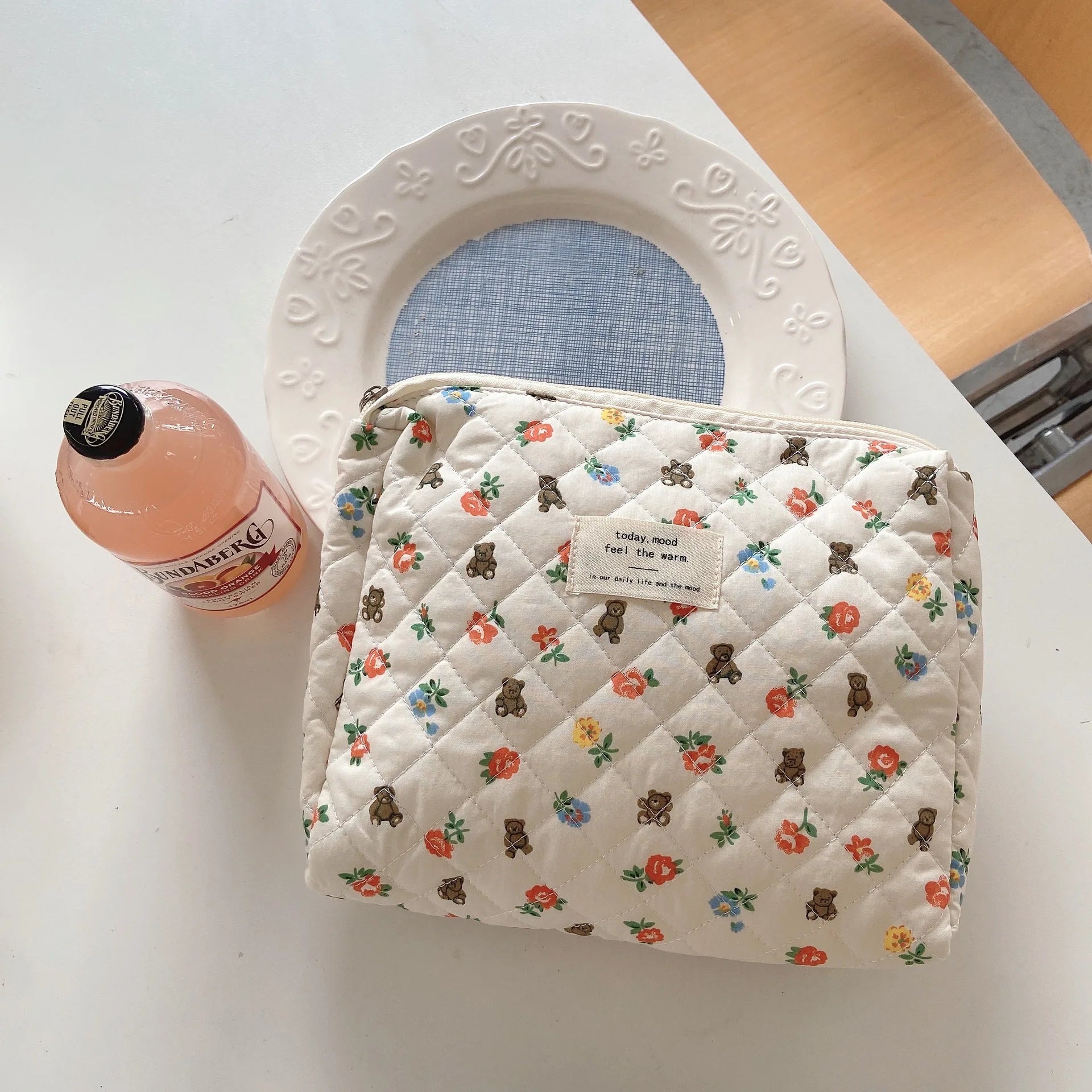 Beboroo™ Quilted Diaper Bag – Stylish & Organized Baby Bag