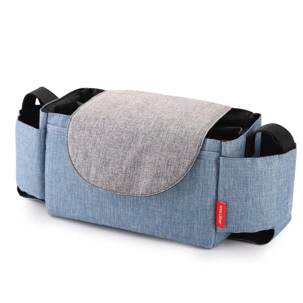 Stroller Organizer Bag – Stylish and Practical Storage for Bottles, Diapers & Mom Essentials