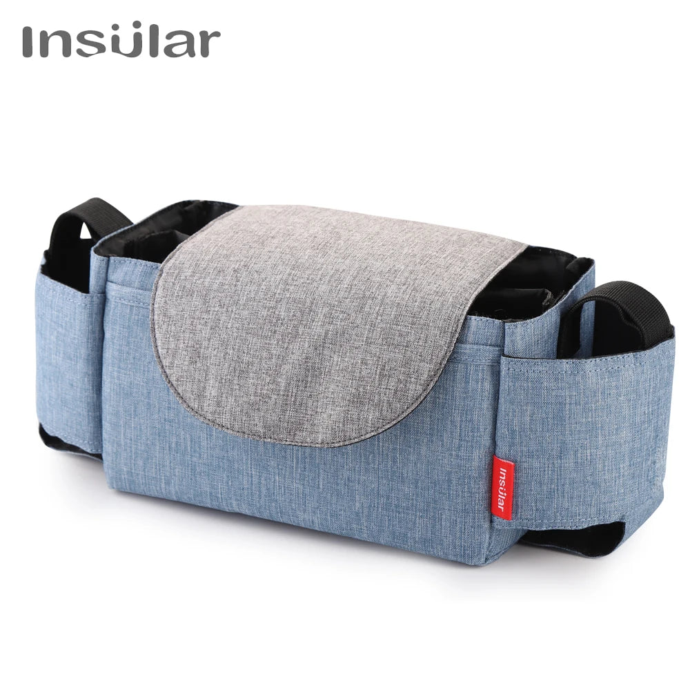 Stroller Organizer Bag – Stylish and Practical Storage for Bottles, Diapers & Mom Essentials