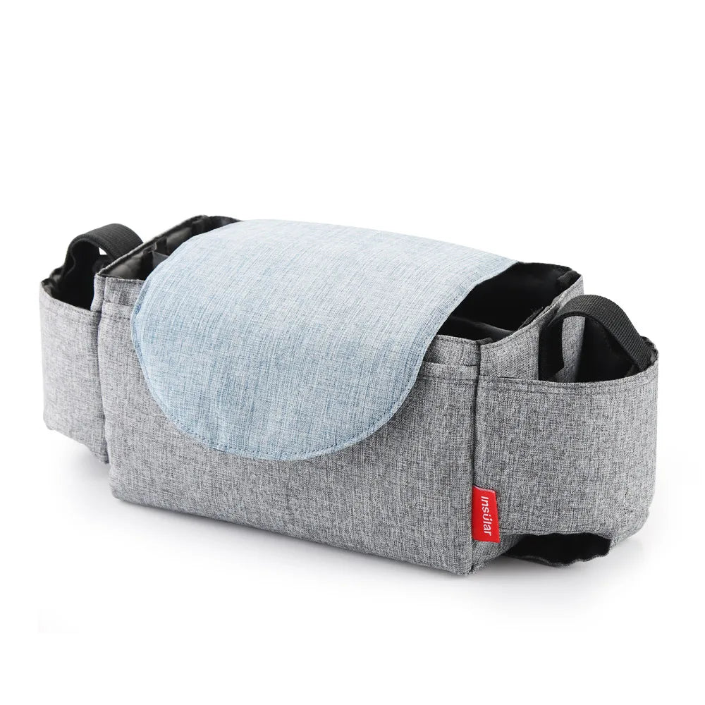 Stroller Organizer Bag – Stylish and Practical Storage for Bottles, Diapers & Mom Essentials